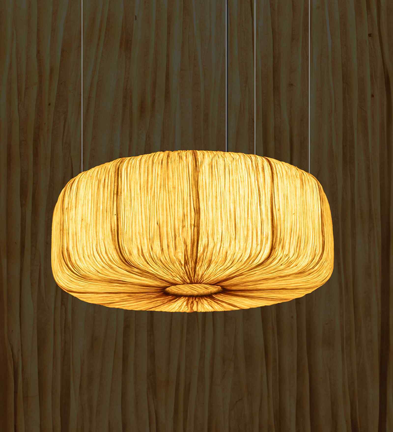 ORONYO-AMADAHY | Handcrafted Pendant Lamp | E27 holder } with Bulb | RIPPL Lighting